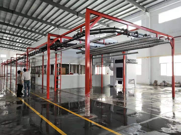 大旋風(fēng)噴粉房案例