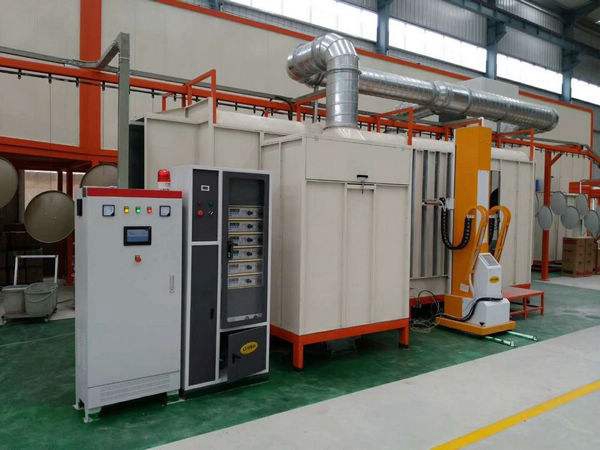 單級回收噴粉房